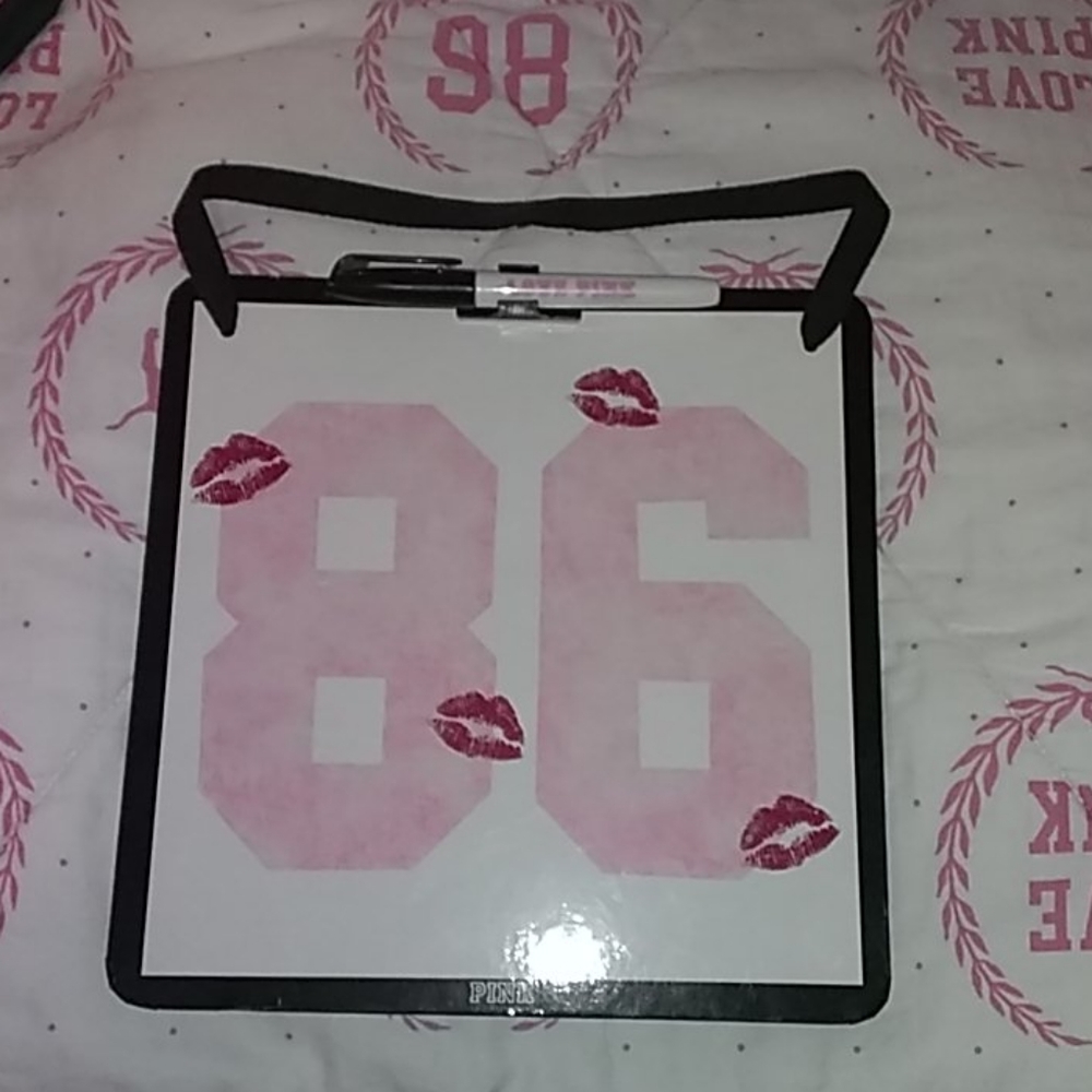 SOLD!! PINK VS DRY ERASE BOARD - Picture 2 of 2